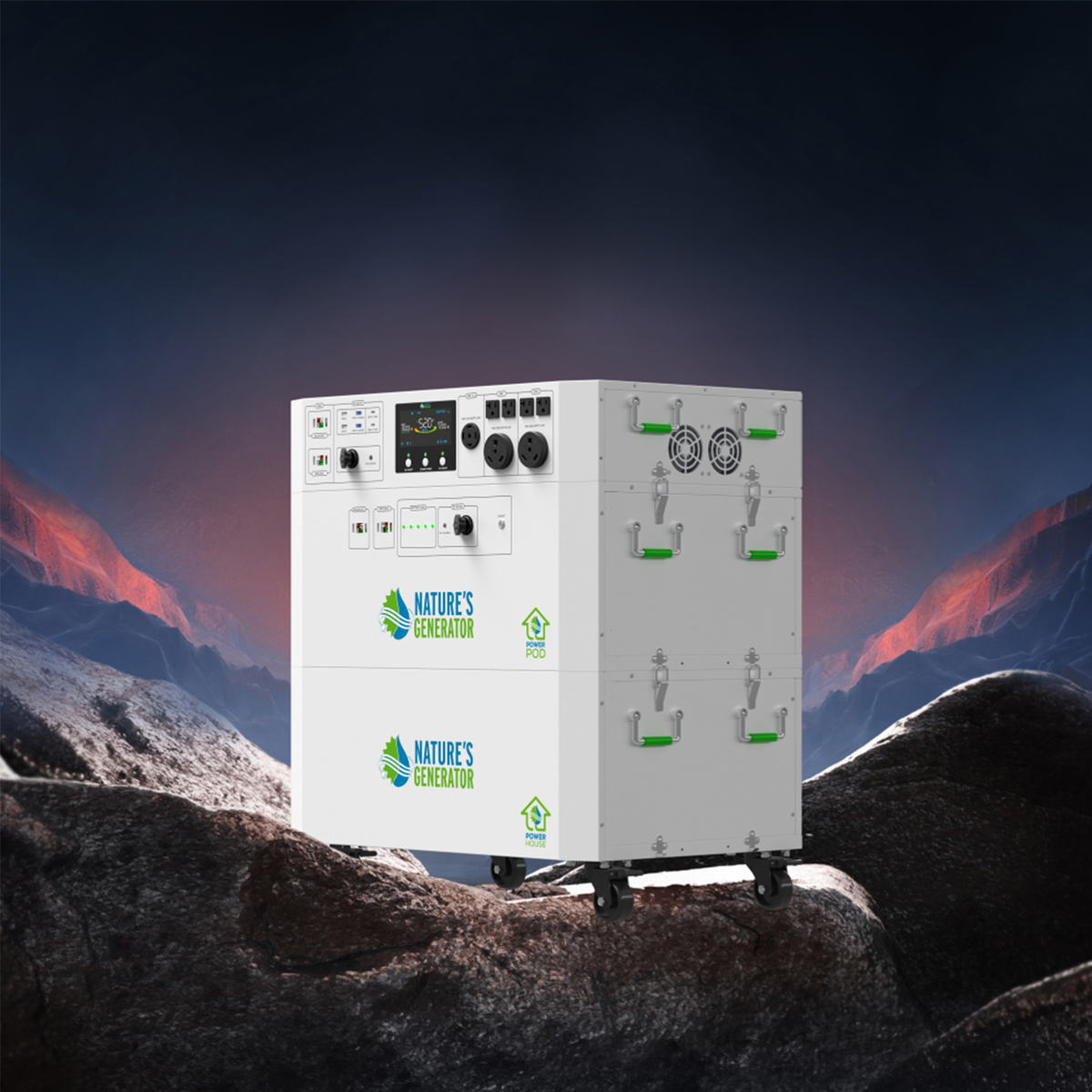 Nature's Generator Powerhouse Gen 2 Whole-Home Generator — 7200W, 4800Wh