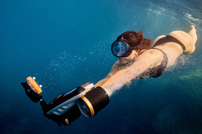 Sublue Navbow+ Underwater Scooter — OLED Display, Action-Cam Mount