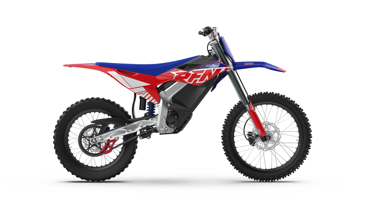 RFN Warrior Pro SX-E15 Plus Electric Dirt Bike — 61 MPH Off-Road