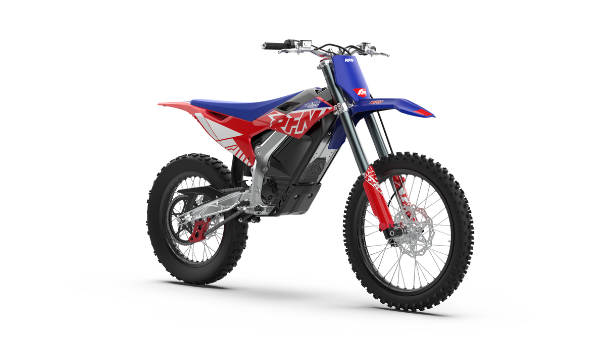 RFN Warrior Pro SX-E15 Plus Electric Dirt Bike — 61 MPH Off-Road