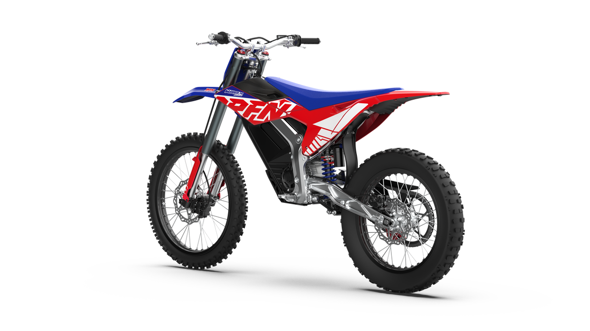 RFN Warrior Pro SX-E15 Plus Electric Dirt Bike — 61 MPH Off-Road