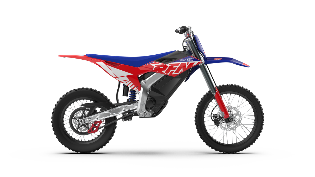 RFN Warrior Pro SX-E15 Electric Dirt Bike — 56 MPH Off-Road