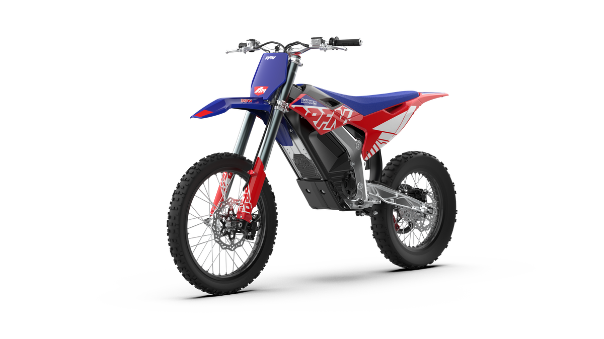 RFN Warrior Pro SX-E15 Electric Dirt Bike — 56 MPH Off-Road