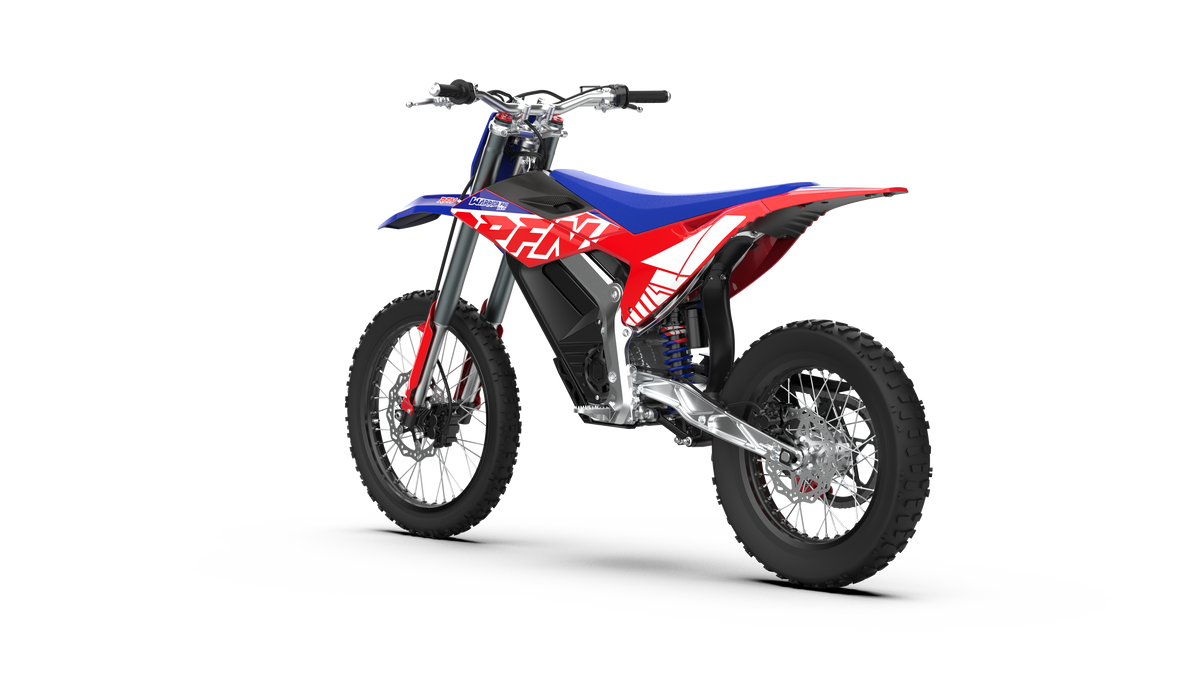 RFN Warrior Pro SX-E15 Electric Dirt Bike — 56 MPH Off-Road