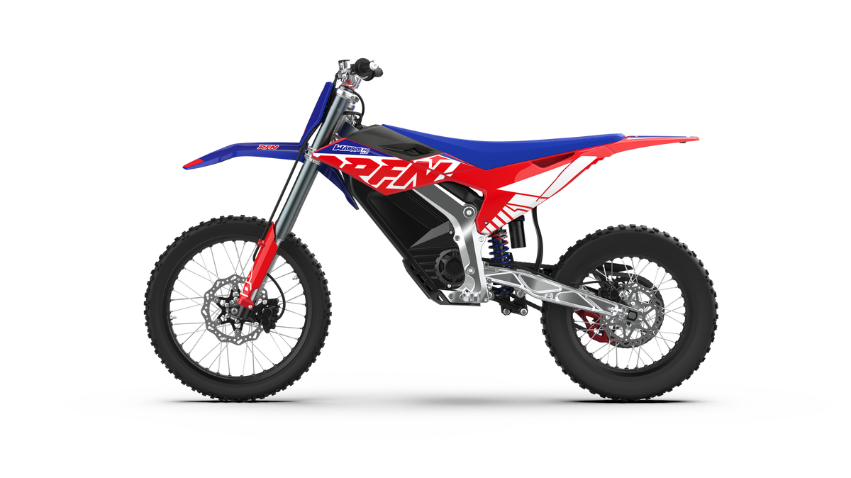 RFN Warrior Pro SX-E15 Electric Dirt Bike — 56 MPH Off-Road