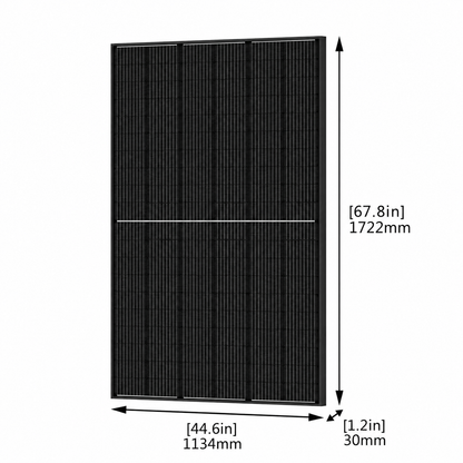 Nature's Generator Powerhouse Gen 2 Solar Kit — 7200W, 4800Wh, Transfer Switch