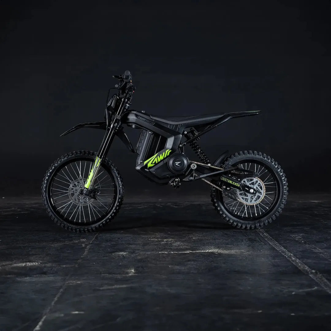 Rawrr Mantis X Electric Dirt Bike — 72V, 50 MPH, 139 lb eMoto