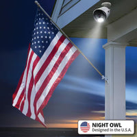 12-Channel 4K 2TB Smart NVR Security Camera System with 4-Wired IP Spotlight Cameras with 2-Way Audio