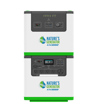 Nature's Generator L3600 Expandable Power Station — 3600W, 3072Wh LiFePO4