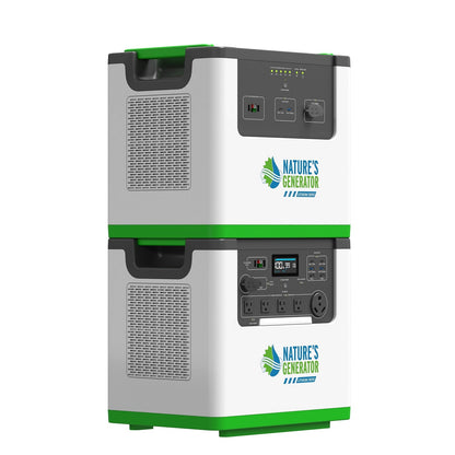 Nature's Generator L3600 Expandable Power Station — 3600W, 3072Wh LiFePO4