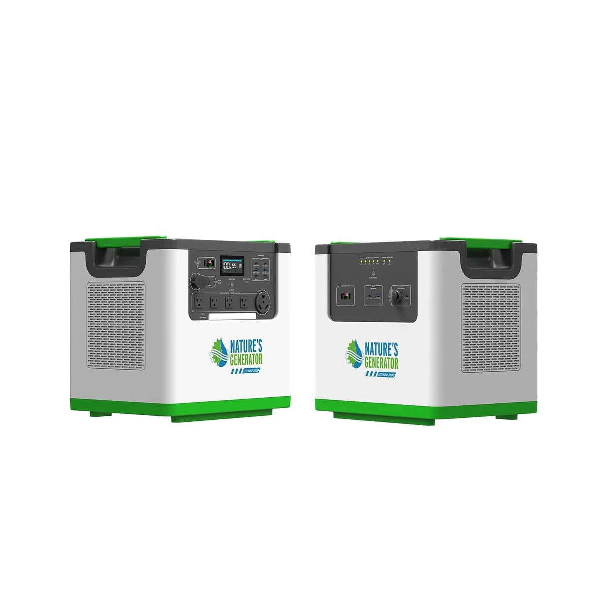 Nature's Generator L3600 Expandable Power Station — 3600W, 3072Wh LiFePO4