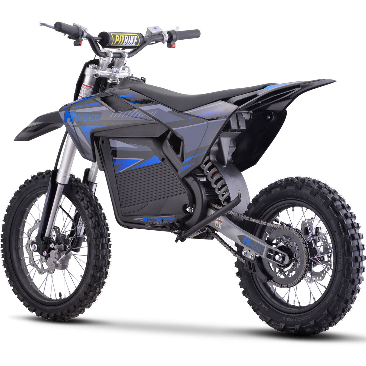 72V 5kW Electric Dirt Bike — Full-Size, 250cc-Equivalent Power