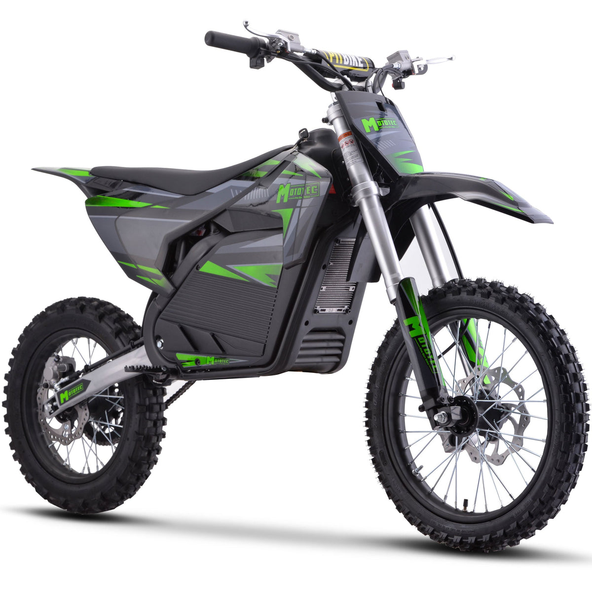 72V 5kW Electric Dirt Bike — Full-Size, 250cc-Equivalent Power