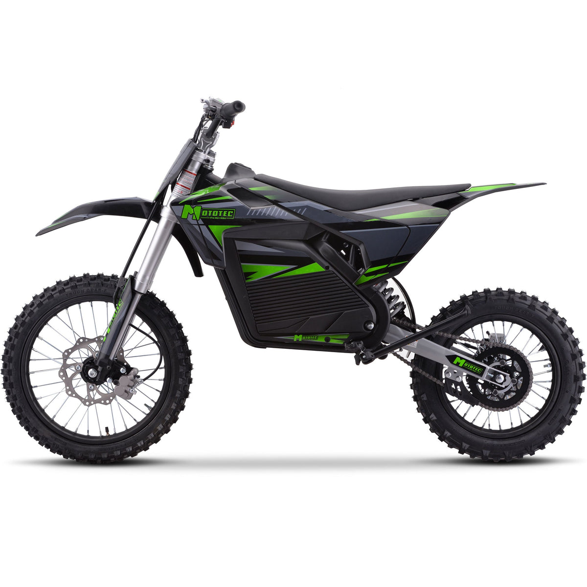 72V 5kW Electric Dirt Bike — Full-Size, 250cc-Equivalent Power