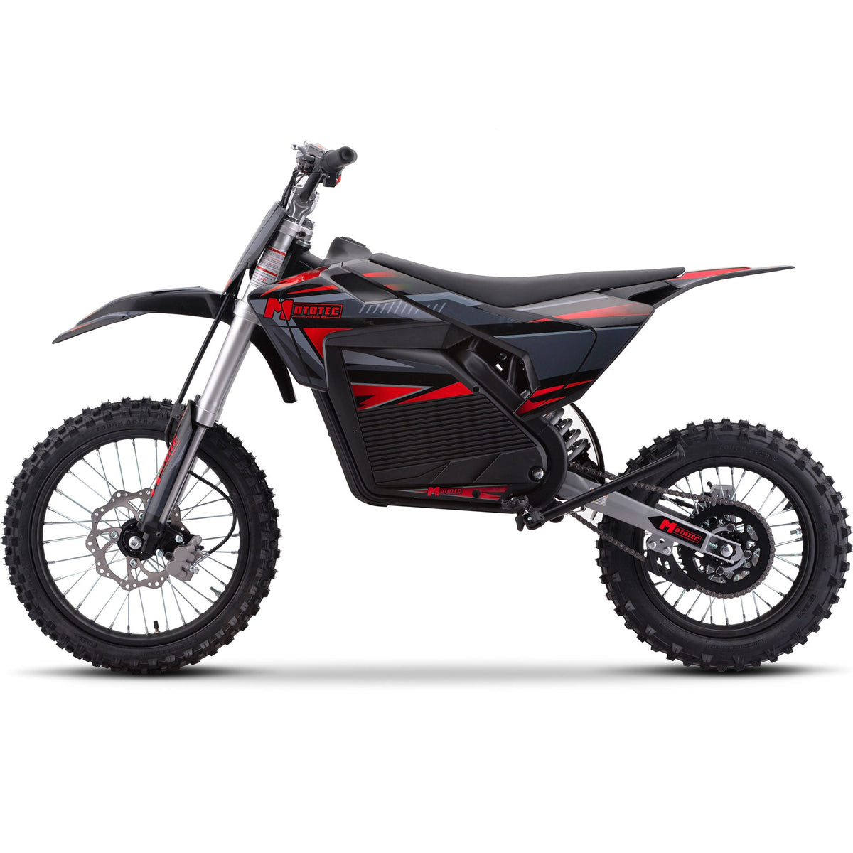 72V 5kW Electric Dirt Bike — Full-Size, 250cc-Equivalent Power