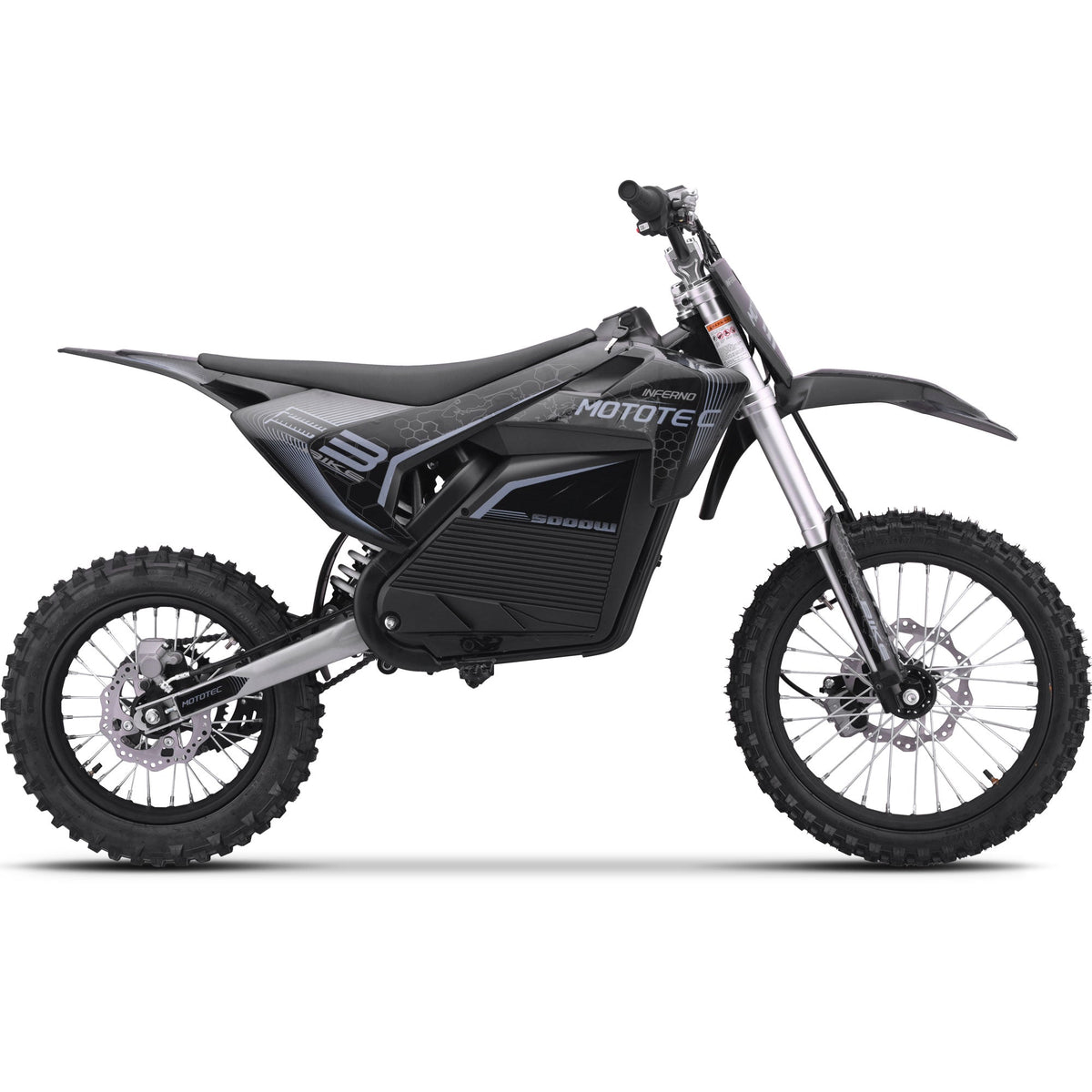 72V 5kW Electric Dirt Bike — Full-Size, 250cc-Equivalent Power