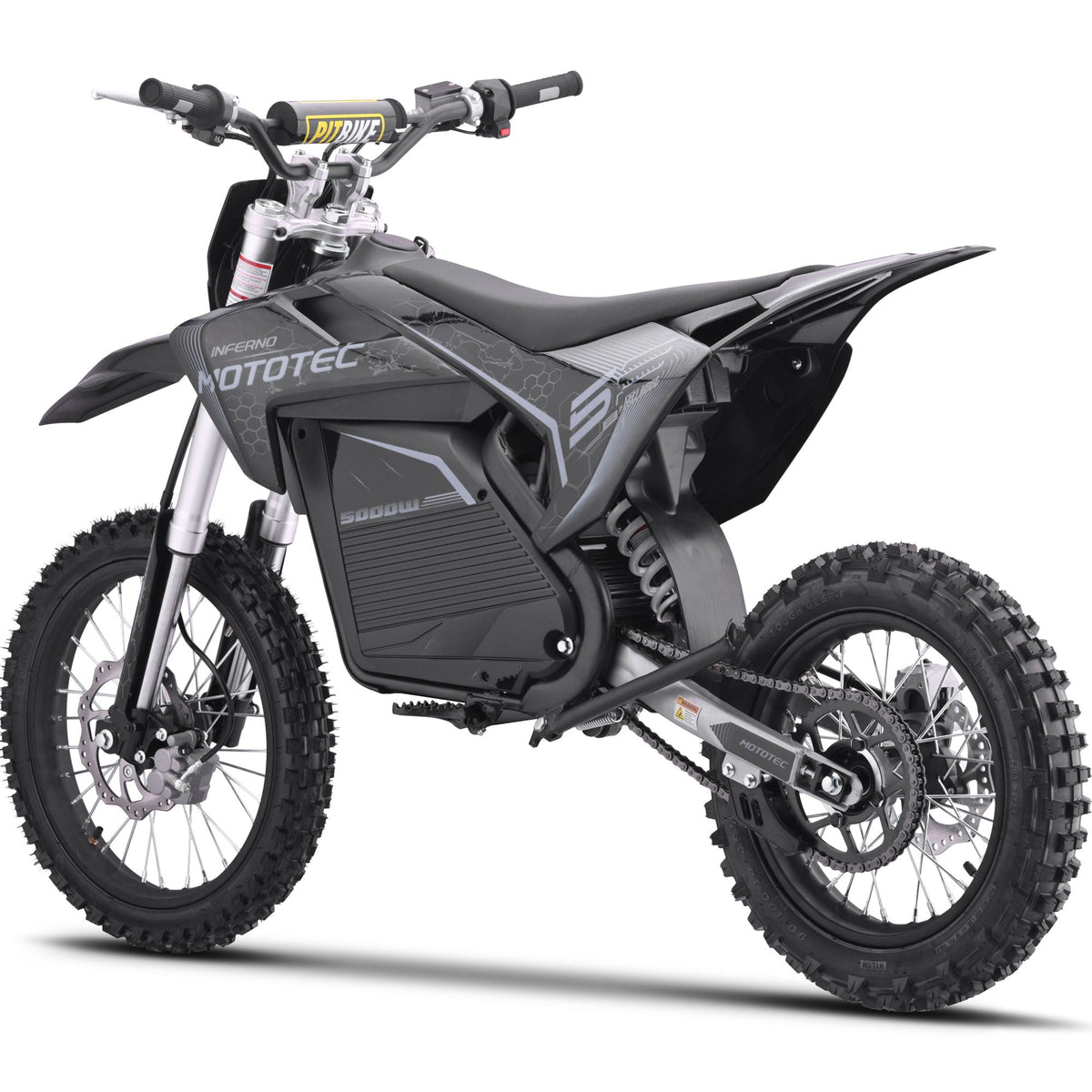 72V 5kW Electric Dirt Bike — Full-Size, 250cc-Equivalent Power