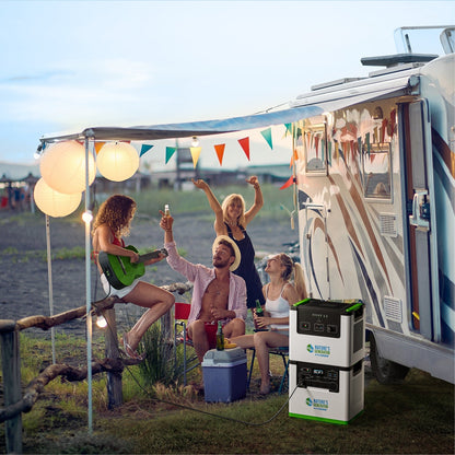 Nature's Generator L3600 Expandable Power Station — 3600W, 3072Wh LiFePO4