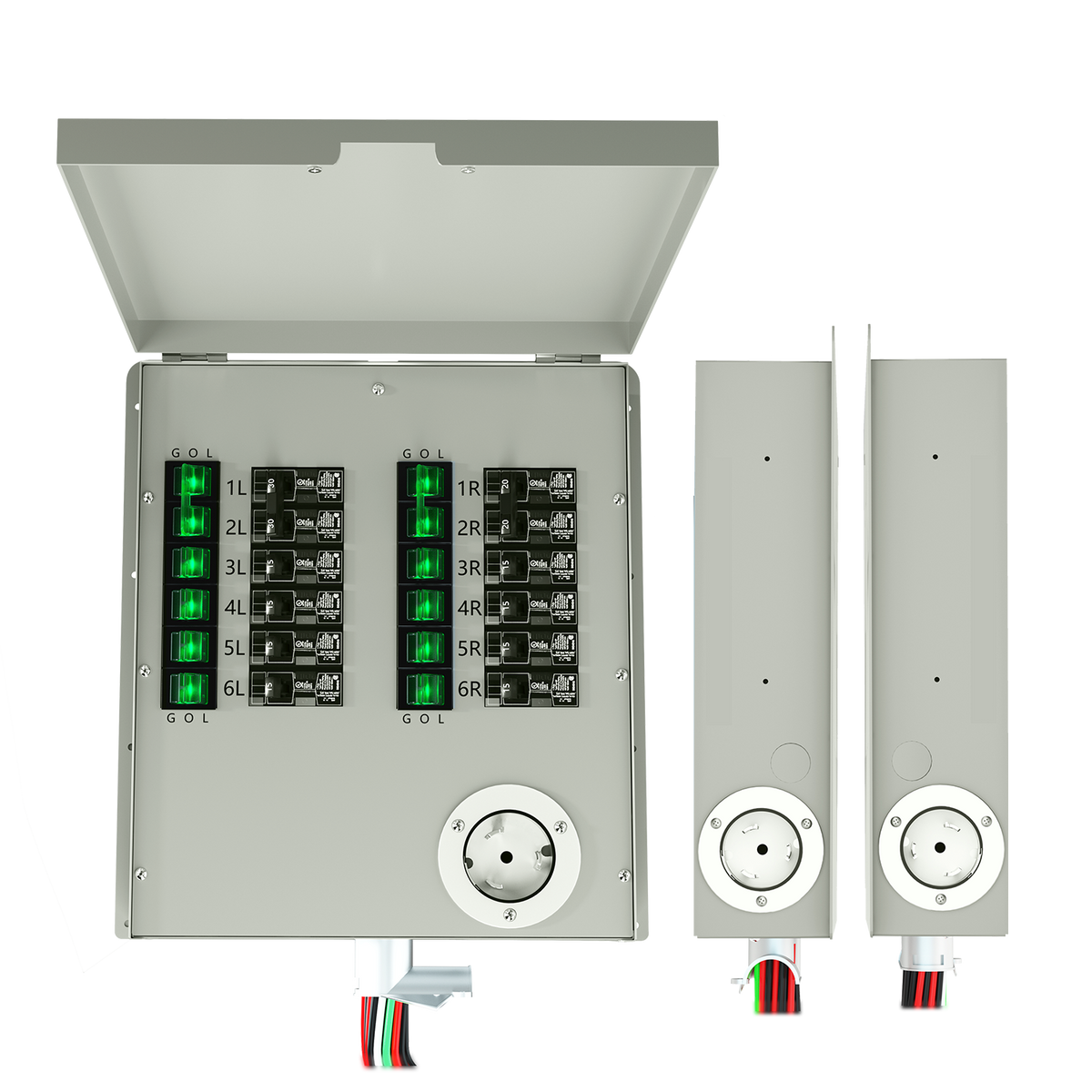 Nature's Generator Powerhouse Gen 2 Solar Kit — 7200W, 4800Wh, Transfer Switch