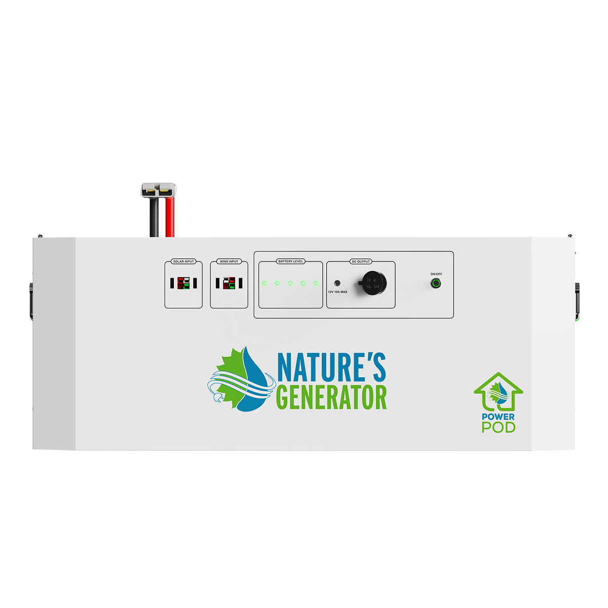 Nature's Generator Powerhouse Gen 2 Solar Kit — 7200W, 4800Wh, Transfer Switch