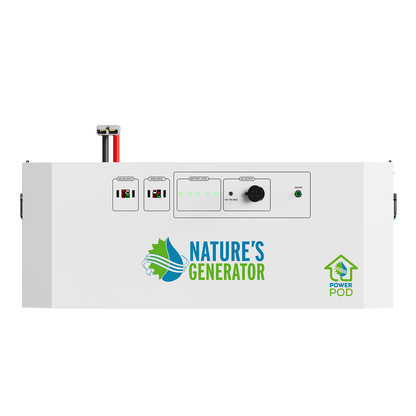 Nature's Generator Powerhouse Gen 2 Solar Kit — 7200W, 4800Wh, Transfer Switch