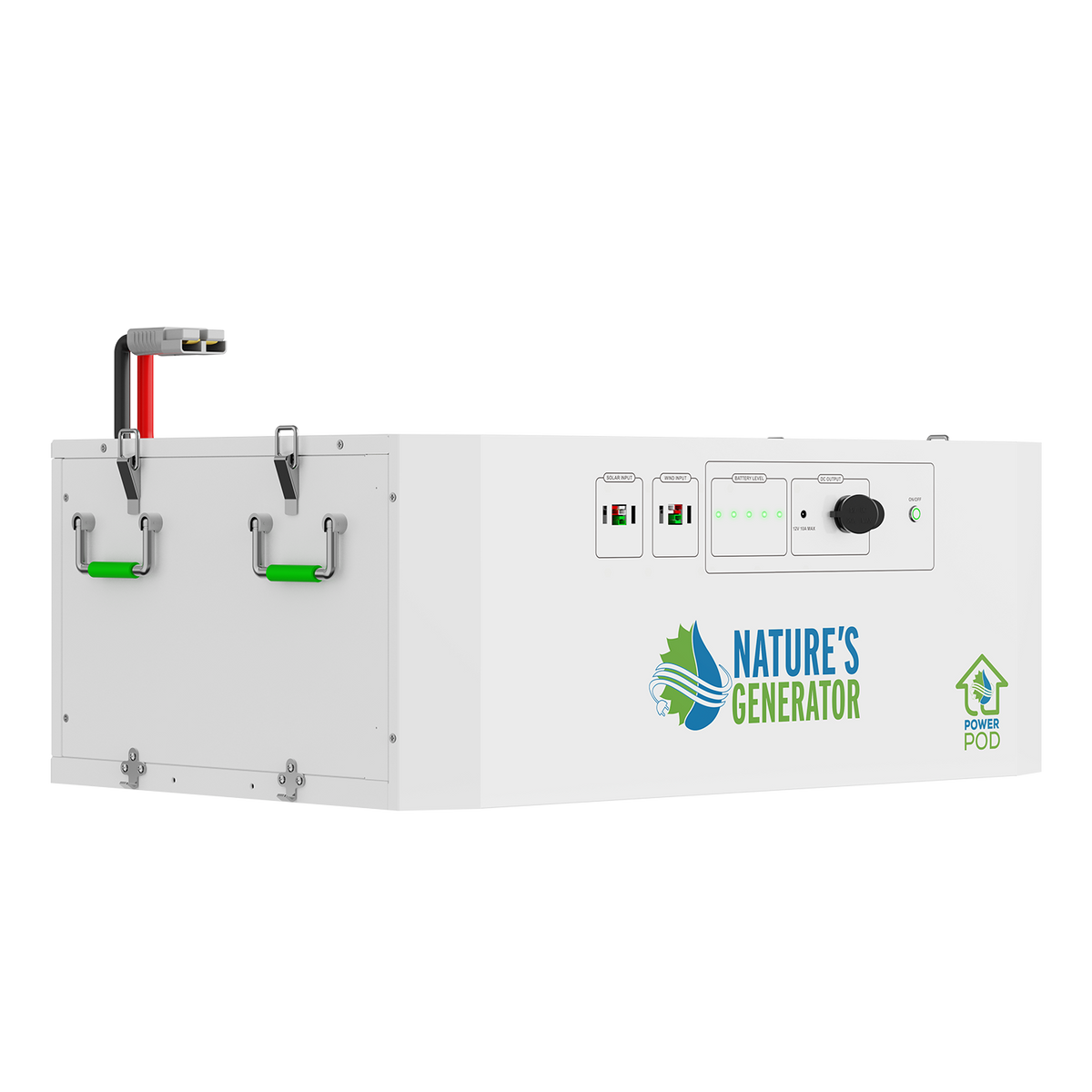 Nature's Generator Powerhouse Gen 2 Solar Kit — 7200W, 4800Wh, Transfer Switch