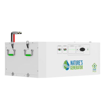 Nature's Generator Powerhouse Gen 2 Solar Kit — 7200W, 4800Wh, Transfer Switch