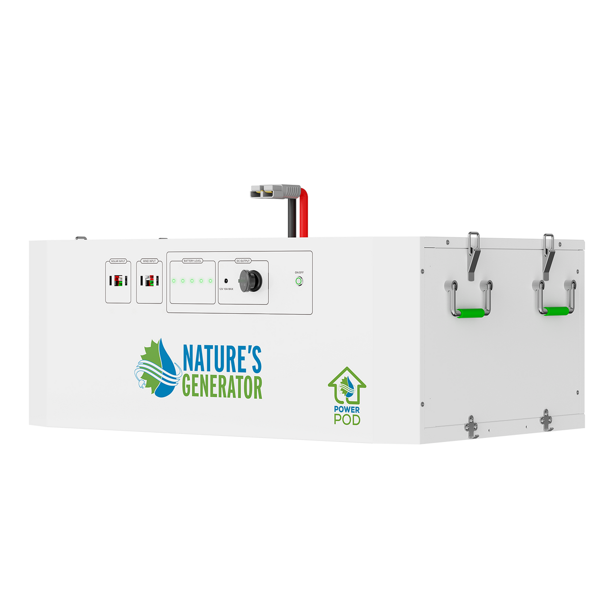Nature's Generator Powerhouse Gen 2 Solar Kit — 7200W, 4800Wh, Transfer Switch