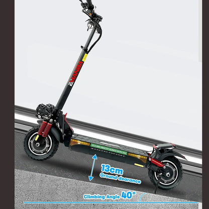 EMANBA X4 Dual-Motor Electric Scooter — 1600W, 48V 18Ah, 10 in. Off-Road