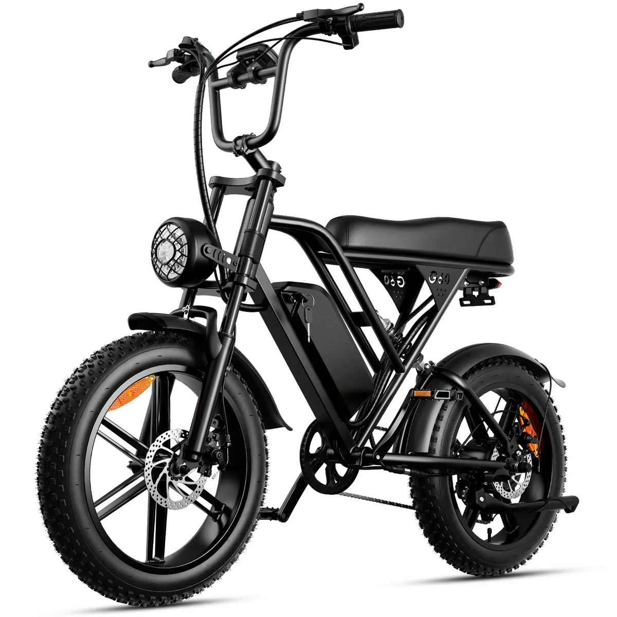 G60 1000W Fat-Tire E-Bike — 48V 15Ah, Dual Suspension, 31 MPH