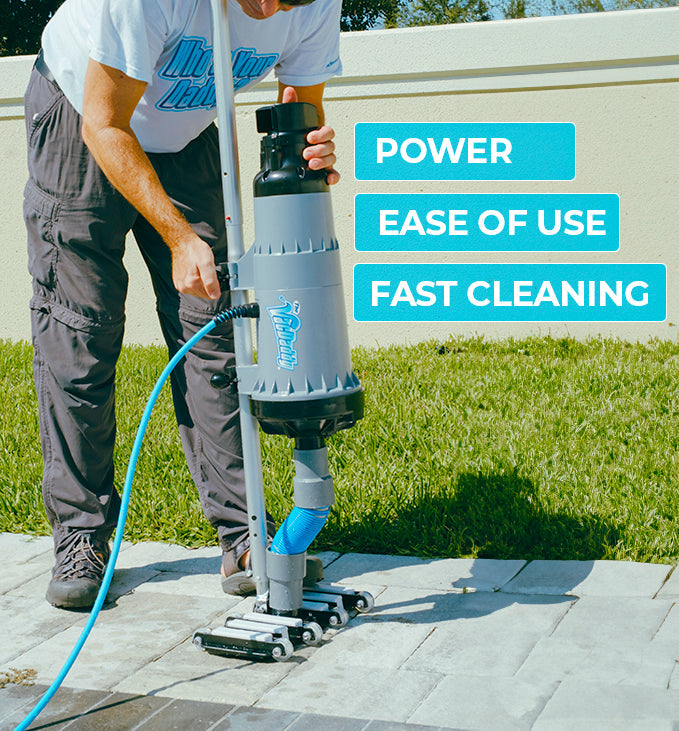 VacDaddy Portable Pool Vacuum — Corded, Variable Speed, Vac-to-Waste