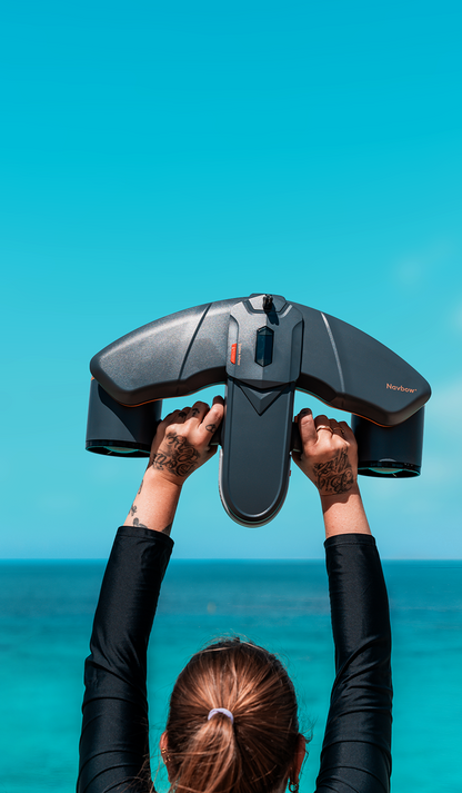 Sublue Navbow+ Underwater Scooter — OLED Display, Action-Cam Mount