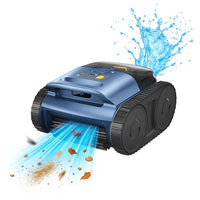 2026 Upgrade Cordless Robotic Pool Cleaner – Wireless Battery Pool Cleaner with Sonar Navigation, Auto-Path Planning, Wall & Waterline Climbing, Tangle-Free Design for In-Ground & Above-Ground Pools