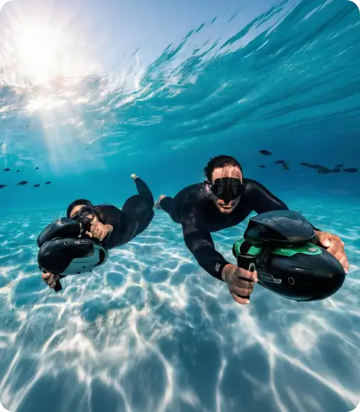 Sublue VAPOR Pro Underwater Scooter — Dual Motor, Pro Dive Performance