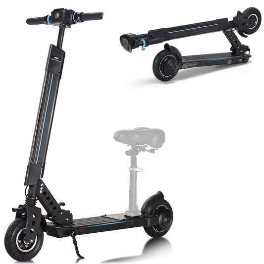 Foldable Electric Scooter with Removable Seat — 250W, 15.5 MPH, 12.5 Miles