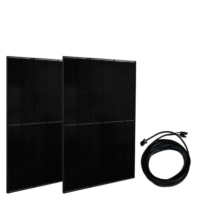 Nature's Generator Powerhouse Gen 2 Solar Kit — 7200W, 4800Wh, Transfer Switch