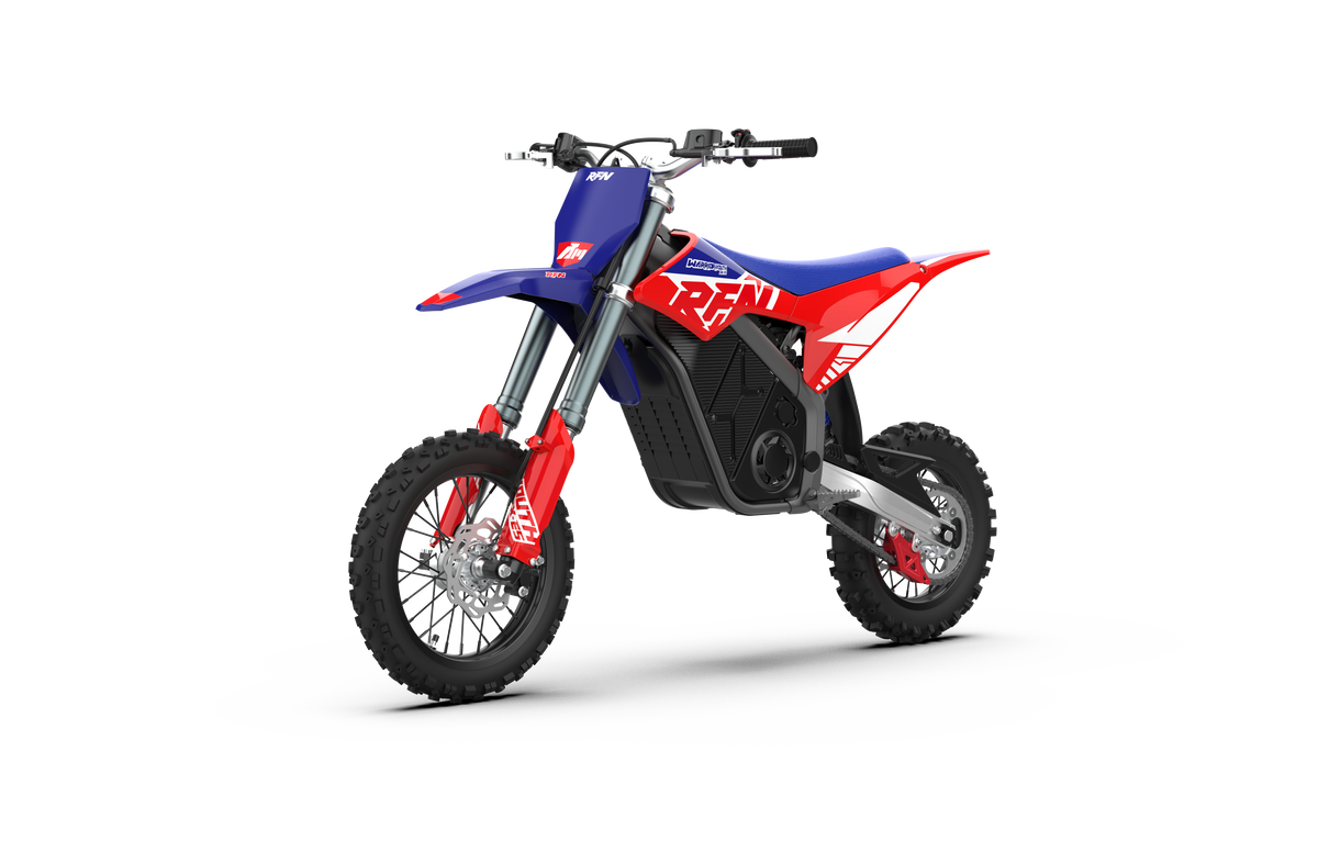 RFN Warrior SX-E5 Youth Electric Dirt Bike — 48V 5kW, 37.5 MPH