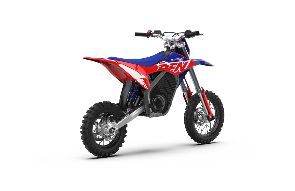 RFN Warrior SX-E5 Youth Electric Dirt Bike — 48V 5kW, 37.5 MPH