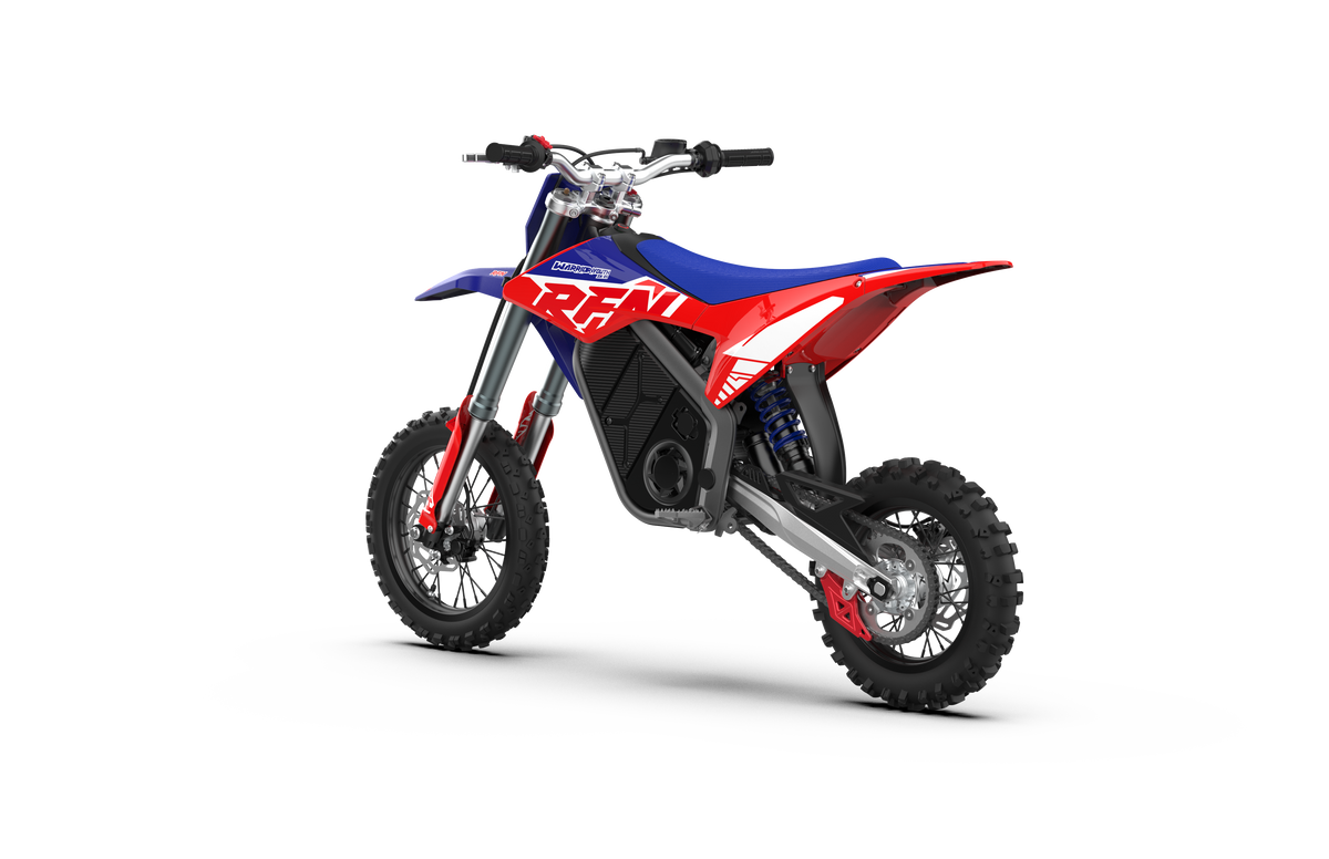 RFN Warrior SX-E5 Youth Electric Dirt Bike — 48V 5kW, 37.5 MPH