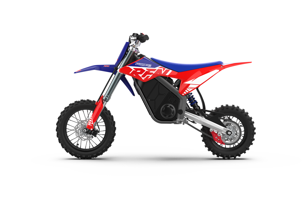 RFN Warrior SX-E5 Youth Electric Dirt Bike — 48V 5kW, 37.5 MPH