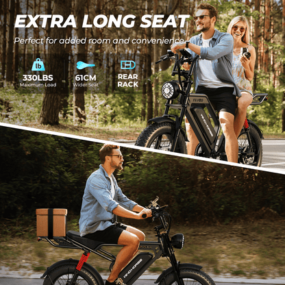 Windhorse V8 Pro Electric Bike — 750W Hub Motor, 330 lb Capacity