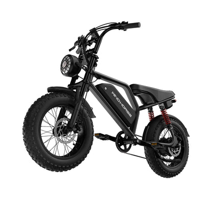 Windhorse V8 Mini Fat-Tire Electric Bike — 750W, 48V 15.6Ah, 35–65 Miles