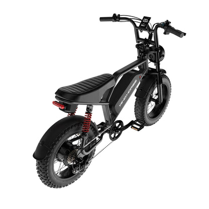 Windhorse V8 Mini Fat-Tire Electric Bike — 750W, 48V 15.6Ah, 35–65 Miles