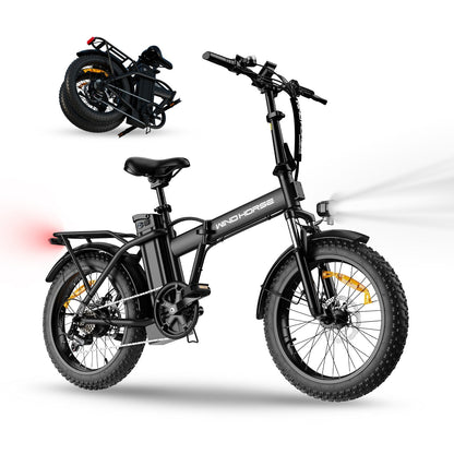 Windhorse W4A Electric Bike — 720W, 48V 748.8Wh, Up to 70 Miles