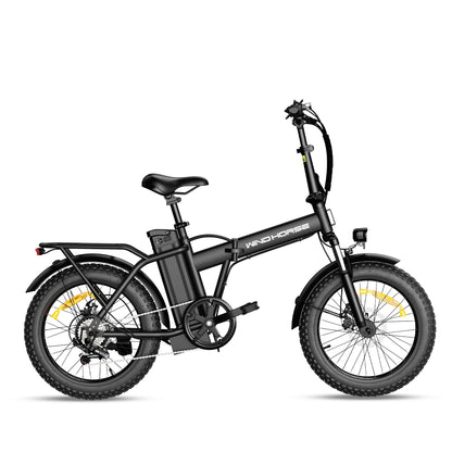 Windhorse W4A Electric Bike — 720W, 48V 748.8Wh, Up to 70 Miles