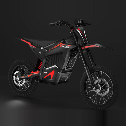 XEKOYA XE100 electric dirt bike, side view